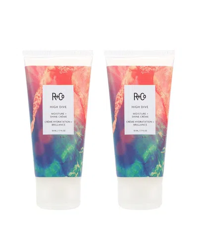 R + Co R+co 3.4oz High Dive Moisture + Shine Creme 2 Pack In Multi