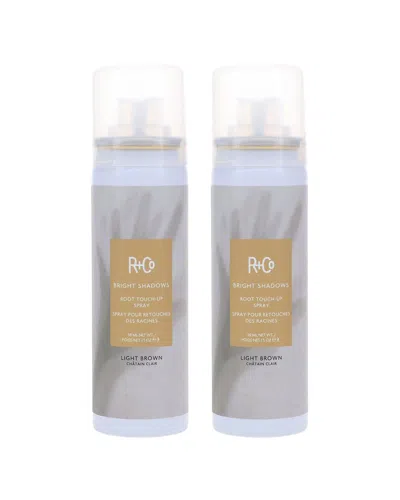 R + Co R+co 3oz Bright Shadows Root Touch-up Spray Light Brown 2 Pack