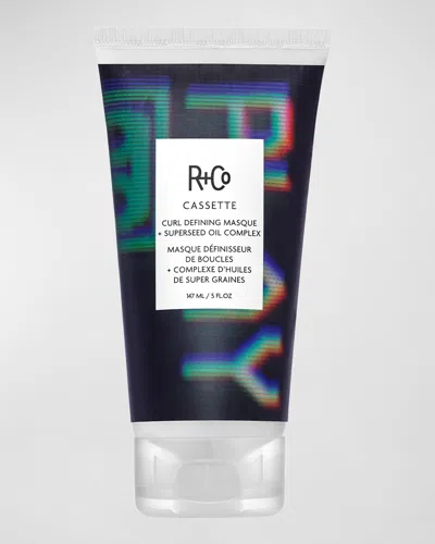 R + Co 5 Oz. Cassette Curl Defining Masque & Superseed Oil Complex In White