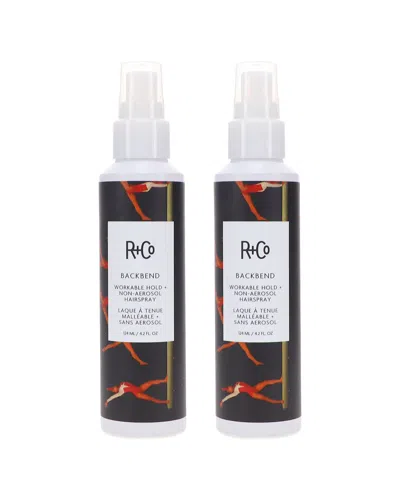 R + Co R+co 8.4oz Backbend Workable Hold + Non-aerosol Hairspray 2 Pack