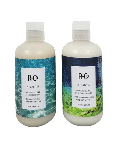 R + Co R+co 8.5oz Atlantis Moisturizing B5 Shampoo & Conditioner Duo In White