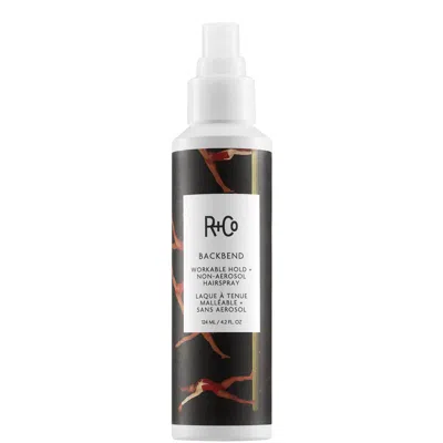 R + Co Backbend Workable Hold And Non-aerosol Hairspray 4.2 oz In White