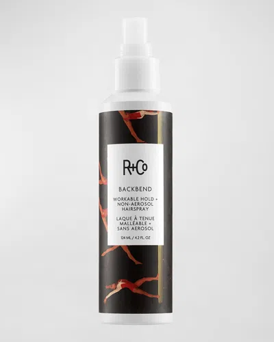 R + Co Backbend Workable Hold + Non-aerosol Hair Spray, 4.2 Oz. In White