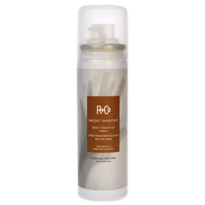 R + Co Bright Shadows Root Touch Up Spray - Medium Brown By R+co For Unisex - 1.5 oz Hair Color