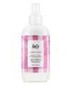 R + Co Candy Stripe Protect And Prep Detangling Spray 251ml In Pink