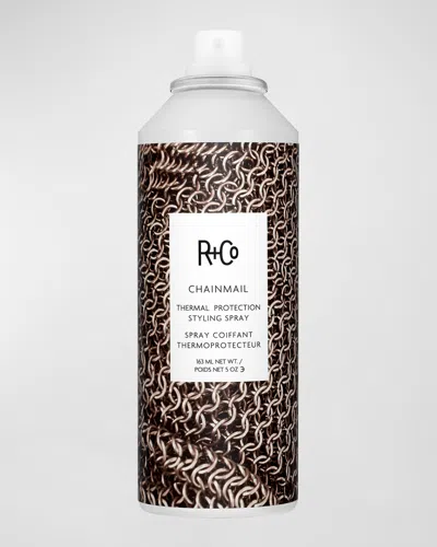 R + Co Chainmail Thermal Protection Styling Spray, 5 Oz. In White