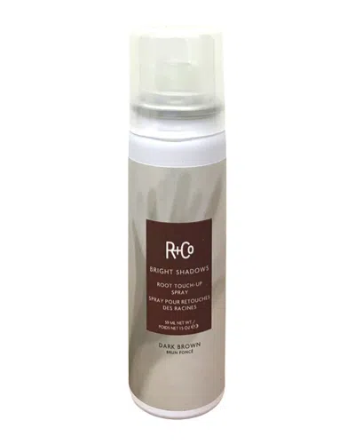 R + Co Dnu R+co Unisex 1.5oz Bright Root Touch Up Spray Dark Brown In White