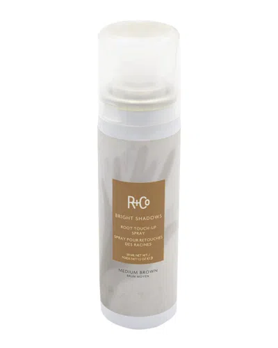 R + Co Dnu R+co Unisex 1.5oz Bright Root Touch Up Spray Medium Brown In White