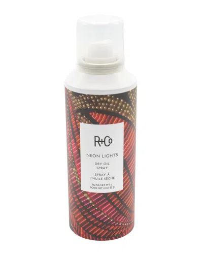 R + Co Dnu R+co Unisex 4oz Neon Lights Dry Oil Spray In White