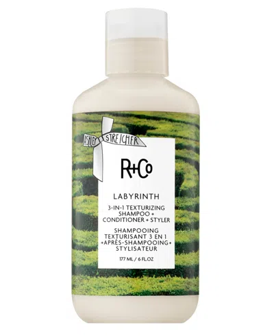 R + CO LABYRINTH 3-IN-1 TEXTURIZING SHAMPOO PLUS CONDITIONER, 6 OZ.