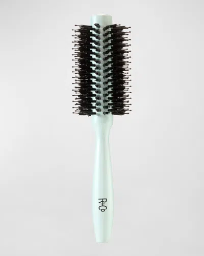 R + Co Medium Vegan Round Hair Brush, 58mm In White