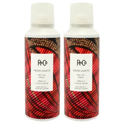 R + Co Neon Lights Dry Oil Spray By R+co For Unisex - 4 oz Spray - Pack Of 2 In Multi