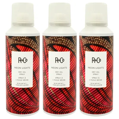 R + Co Neon Lights Dry Oil Spray By R+co For Unisex - 4 oz Spray - Pack Of 3 In Multi