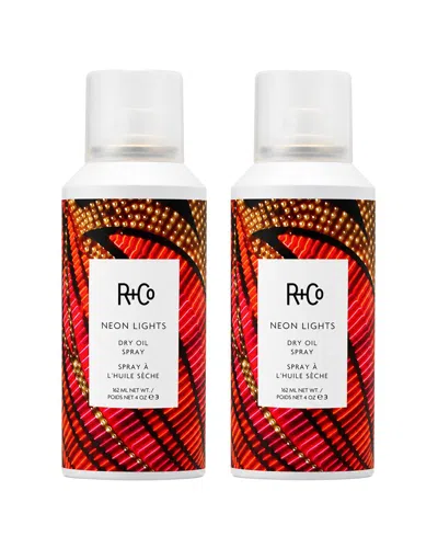 R + Co R+co Neon Lights Dry Oil Spray - Pack Of 2