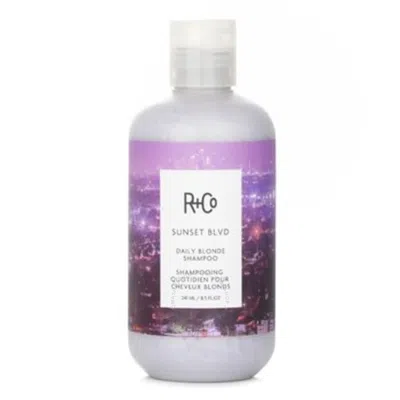 R + Co R+co Sunset Blvd Daily Blonde Shampoo 8.5 oz Hair Care 810374026281 In White