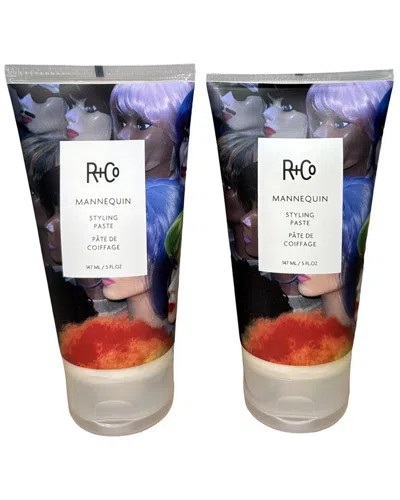 R + Co R+co Unisex 10oz Mannequin Styling Paste Pack Of 2 In Transparent