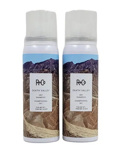 R + Co R+co Unisex 1.6 X 2oz 2 Pack Death Valley Dry Shampoo In White