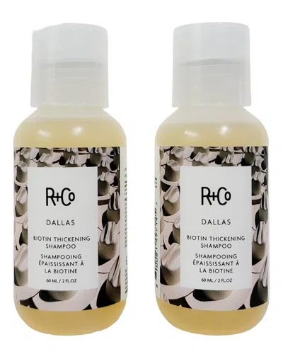 R + Co R+co Unisex 2 X 2.0oz 2 Pack Dallas Biotin Thickening Shampoo