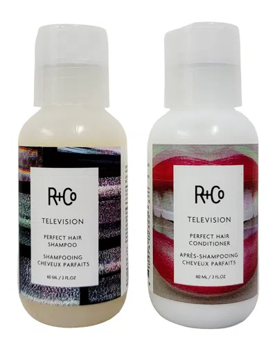 R + Co R+co Unisex 2 X 2oz Television Perfect Hair Shampoo Travel Duo In Transparent