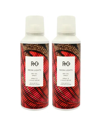 R + Co R+co Unisex 4oz Neon Lights Dry Oil Spray - Pack Of 2