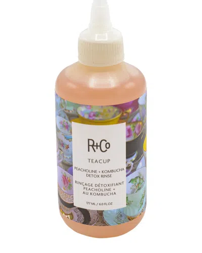 R + Co R+co Unisex 6oz Teacup Peacholine Kombucha Detox Rinse In Transparent