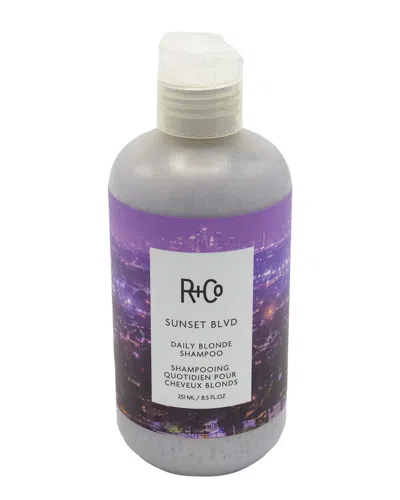 R + Co R+co Unisex 8.5oz Sunset Blvd Blonde Shampoo In Transparent