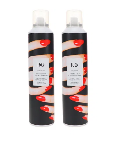 R + Co R+co Vicious Strong Hold Flexible Hairspray 9.5oz 2 Pack