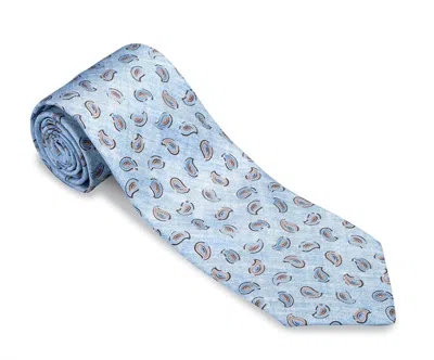 R. Hanauer Men's Brinkley Pine Neck Tie In Light Blue