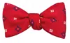 R. Hanauer Men's Joro Medallions Bowtie In Red In Red