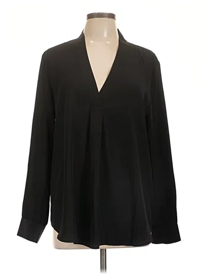 Pre-owned R | Label Long Sleeve Blouse In Black