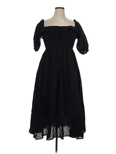 Pre-owned R. Vivimos Casual Dress In Black