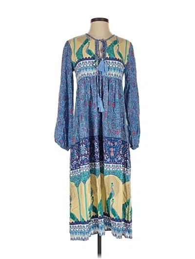 Pre-owned R. Vivimos Casual Dress In Blue