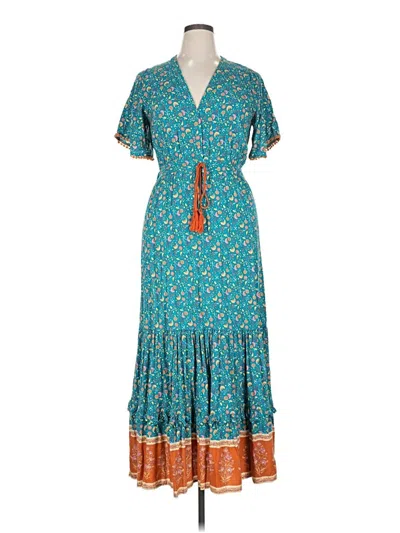 Pre-owned R. Vivimos Casual Dress In Blue