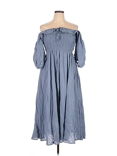 Pre-owned R. Vivimos Casual Dress In Blue