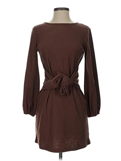 Pre-owned R. Vivimos Casual Dress In Brown