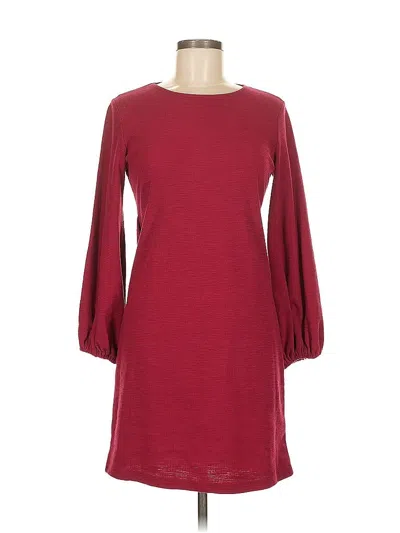 Pre-owned R. Vivimos Casual Dress In Burgundy