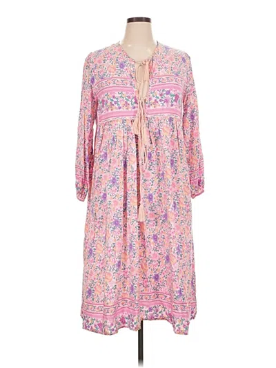 Pre-owned R. Vivimos Casual Dress In Pink