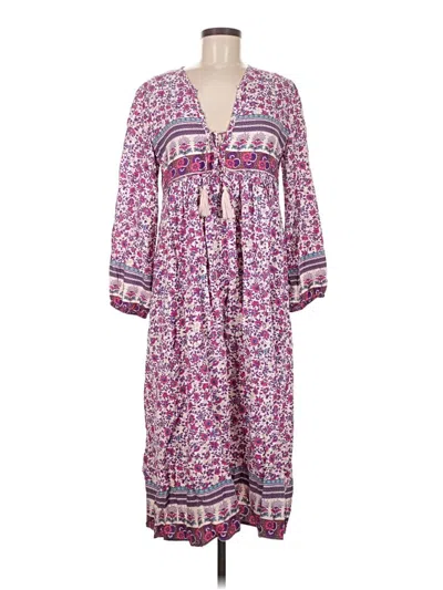 Pre-owned R. Vivimos Casual Dress In Purple