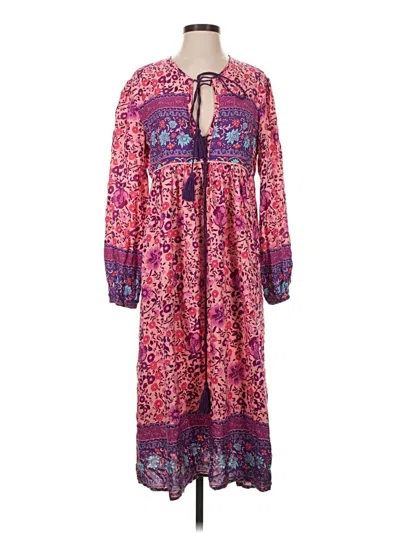 Pre-owned R. Vivimos Casual Dress In Purple