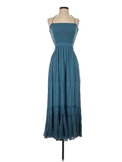 Pre-owned R. Vivimos Casual Dress In Teal
