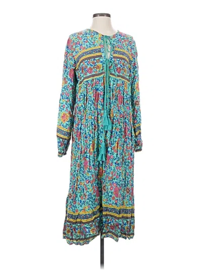 Pre-owned R. Vivimos Casual Dress In Teal