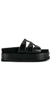 R0am Demi Sandal In Black
