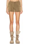 R13 2-way Pocket Short In Olive