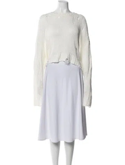 Pre-owned R13 2022 Linen Sweater In Neutrals