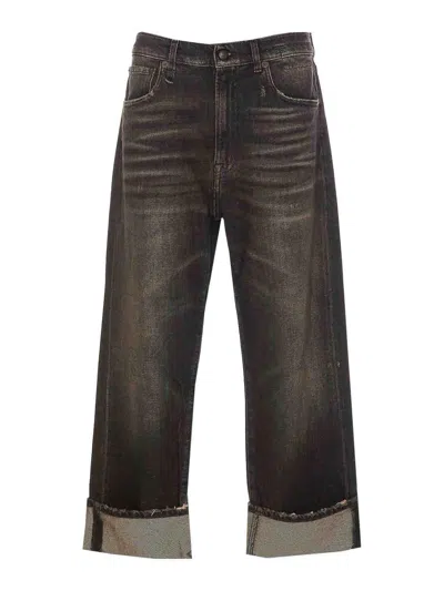 R13 Abbey Black Jeans