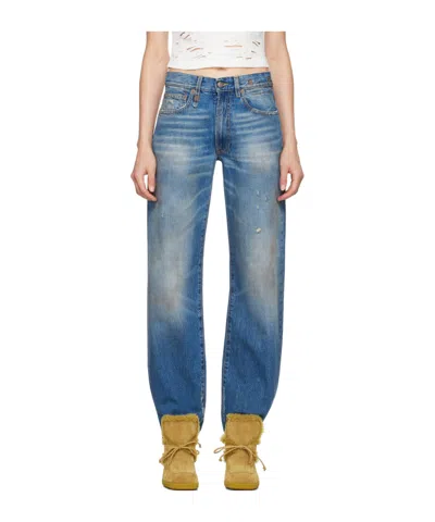 R13 Alice Jeans In Blue