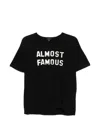 R13 Almost Famous Distressed-effect T-shirt In Black