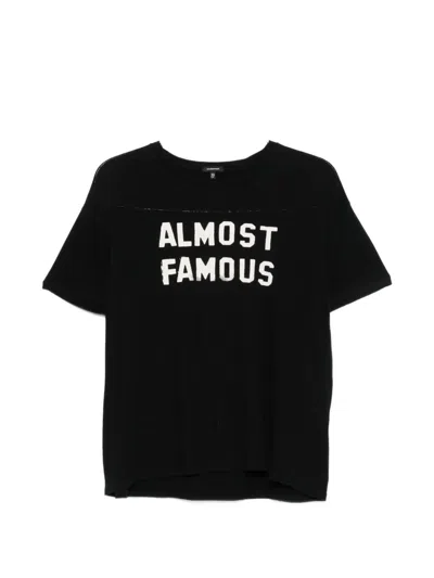 R13 ALMOST FAMOUS DISTRESSED-EFFECT T-SHIRT