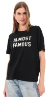 R13 Almost Famous Distressed-effect T-shirt In Black