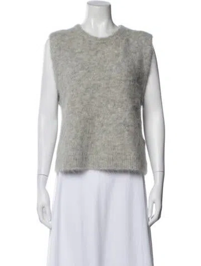 Pre-owned R13 Alpaca Crew Neck Sweater In Blue